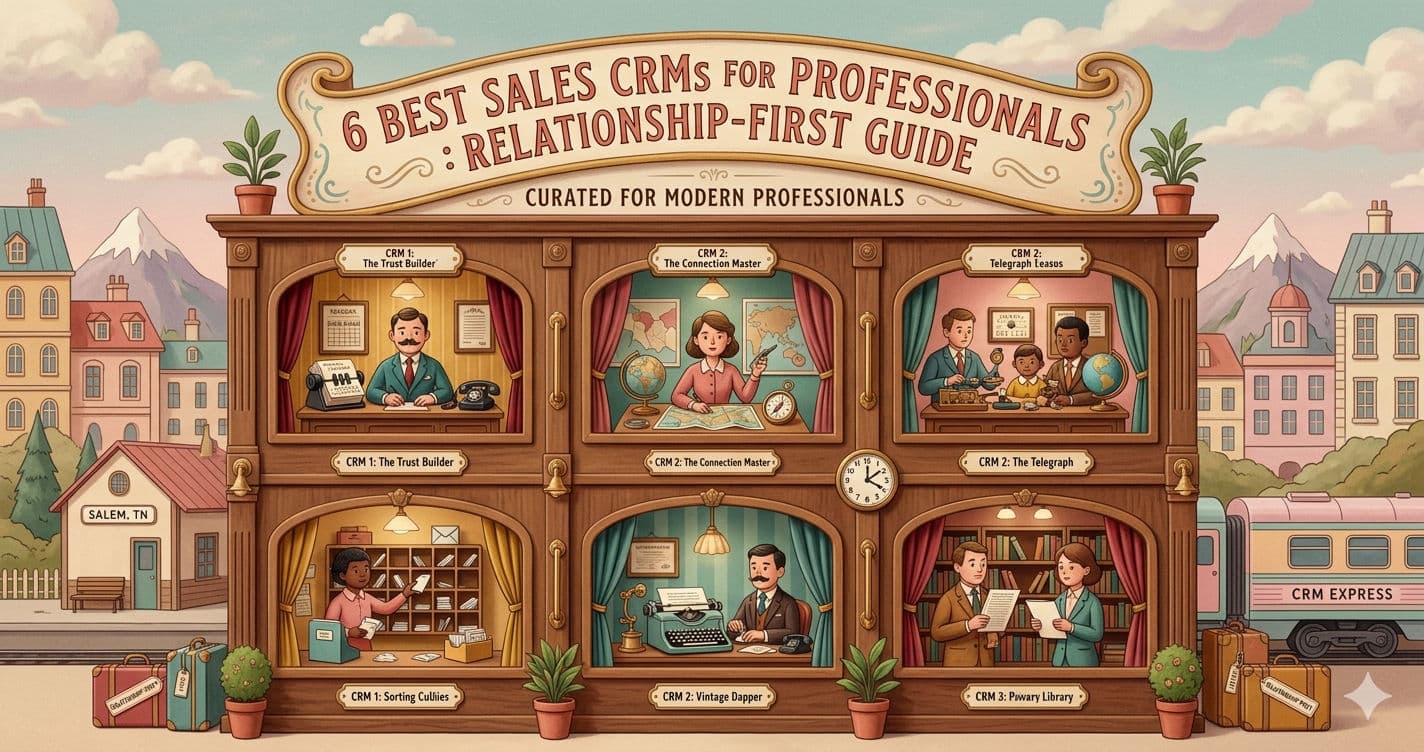 6 Best Sales CRMs for Professionals in 2026: Relationship-First Guide