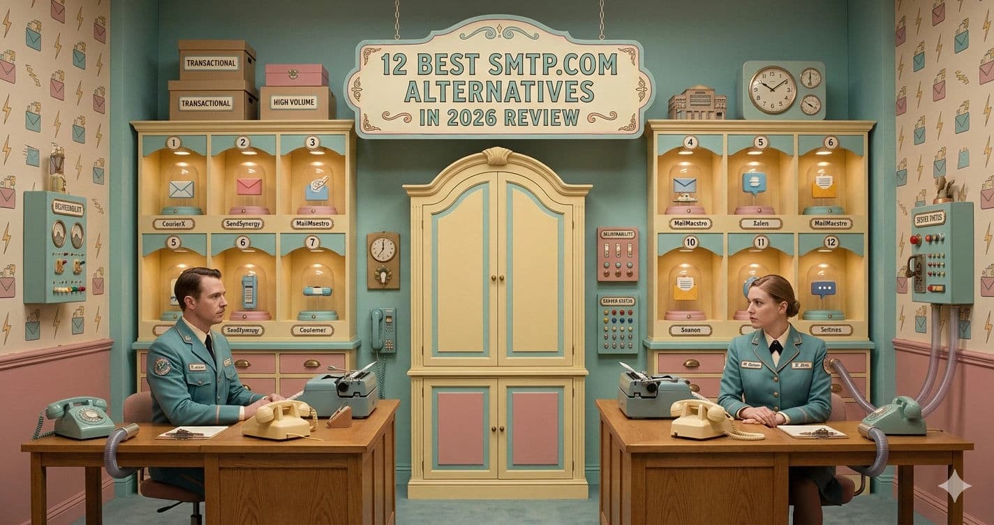 12 Best SMTP.com Alternatives for Enterprise SaaS (2026)