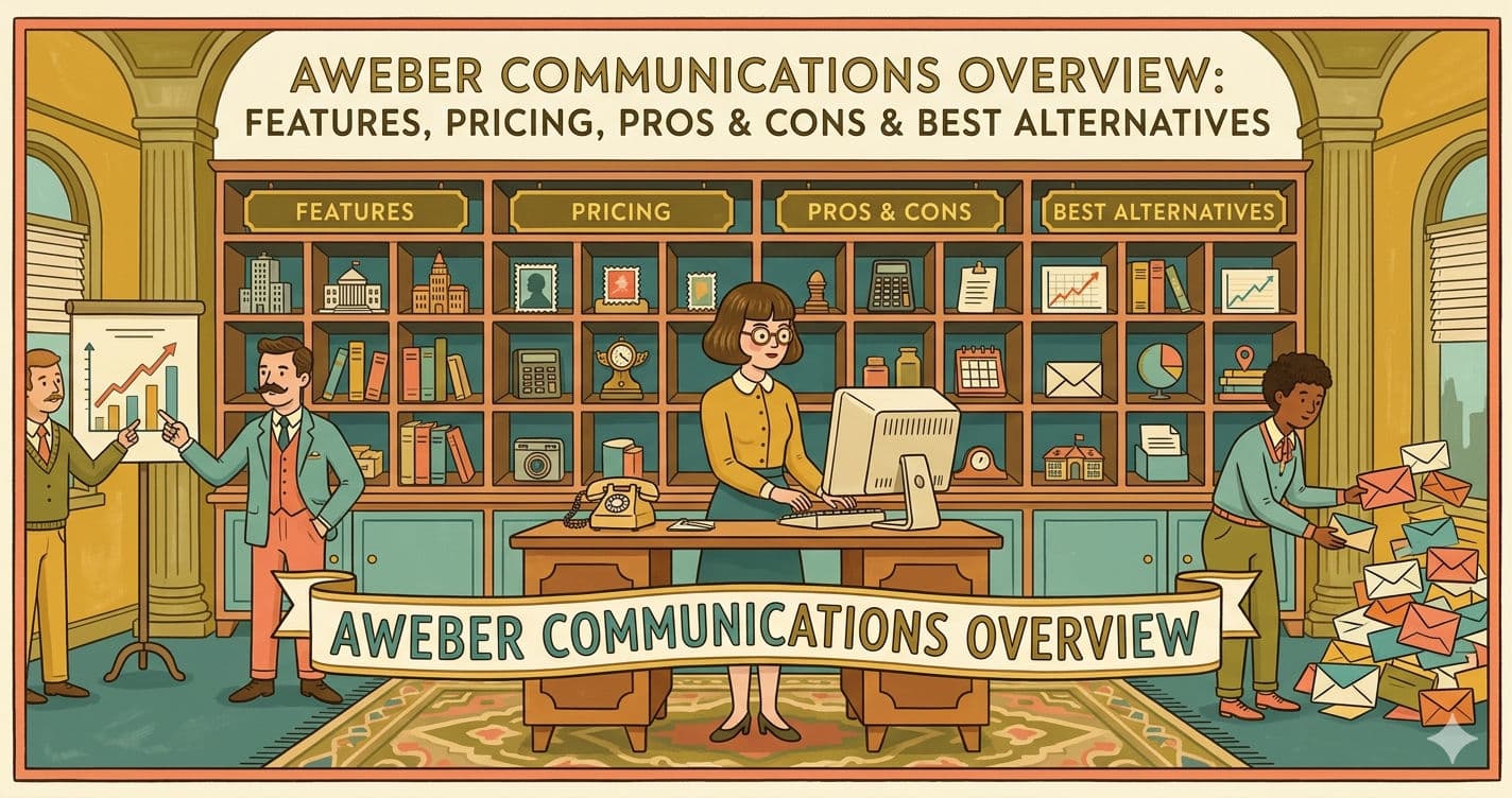 AWeber Communications Overview 2026: Features, Pricing, Pros & Cons & Best Alternatives